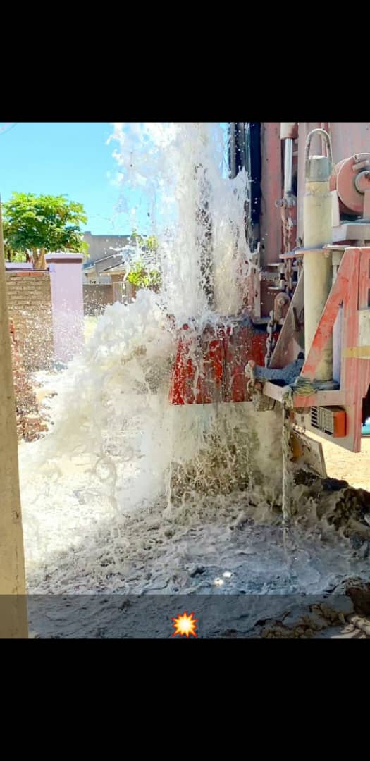 Lowering borehole casing